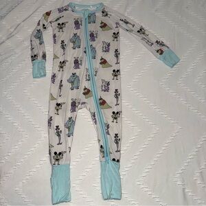 Monsters Inc. Bamboo Pajamas Long Sleeve Long Pants 6-12M